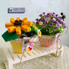 Baby's Breath & Daisy Flower Pot | LOZ 1674 Mini Block Eternal Micro Plants Set for Ages 10+