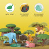 Crocodile Halftoys Magnetic 3D Jigsaw Puzzle: Dive into Educational Fun | Perfect for Ages 3+