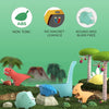 HALFTOYS Stego Dinosaur Puzzle: Magnetic 3D Jigsaw Toy for Kids (Ages 3+)