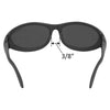 Idol Eyes Baby Wrapz 2 Headband Temple Convertible Sunglasses - Black