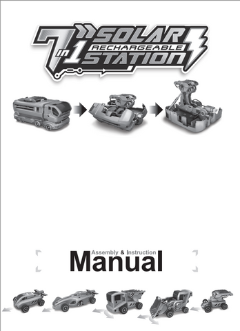 FREE Download 7-in-1 Solar Rechargeable Station Instruction Manual in English