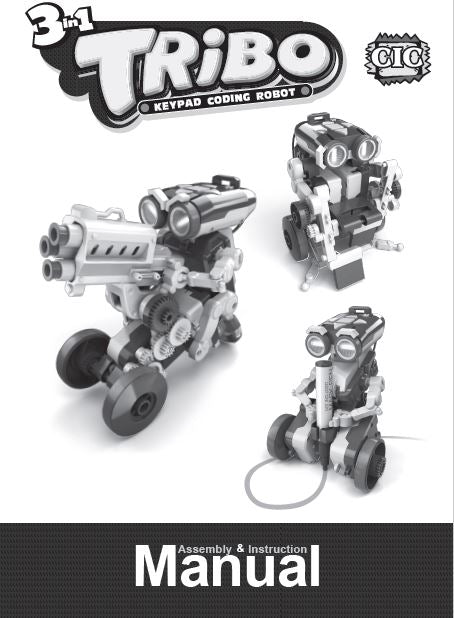 FREE 3 in 1 TriBo Robot  Instruction in French and English