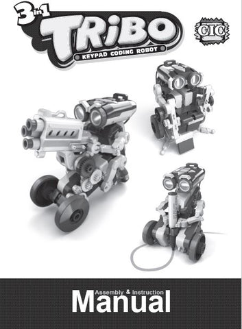 FREE 3 in 1 TriBo Robot  Instruction in French and English