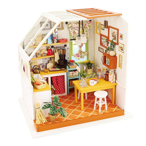 DIY Miniature Dollhouse Kit - Jason's Kitchen-Robotime-Unicorn Enterprises Corp.