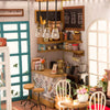 DIY Miniature Dollhouse Kit - Simon's Coffee-Robotime-Unicorn Enterprises Corp.