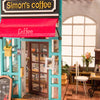 DIY Miniature Dollhouse Kit - Simon's Coffee-Robotime-Unicorn Enterprises Corp.