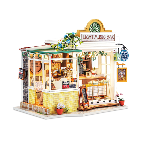 Music Bar DG147 DIY Miniature Dollhouse