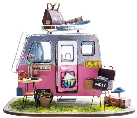 DIY Miniature Dollhouse Kit - Happy Camper-Robotime-Unicorn Enterprises Corp.