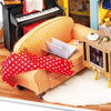 DIY Joy's Peninsula Living Room Doll House with Furniture Children Adult Miniature Dollhouse