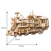 Wooden Mechanical Gears Robotime 3D Puzzle DIY Movement Assembled Wooden Jointed Locomotive Model