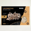 Wooden Mechanical Gears Robotime 3D Puzzle DIY Movement Assembled Wooden Jointed Locomotive Model