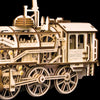 Wooden Mechanical Gears Robotime 3D Puzzle DIY Movement Assembled Wooden Jointed Locomotive Model