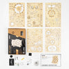 Owl Clock  Battery Mechanical Gears Kit