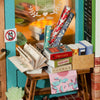 Free Time Bookshop DIY Miniature Dollhouse