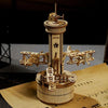 Airplane Control Tower Mechanical Music Box