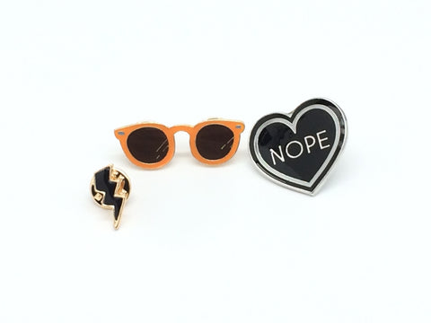 Heart Design- Cute Pins #1