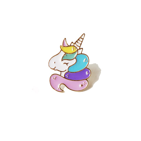 Heart Design -Cute Unicorn Pin