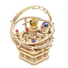 Starry Night Orrery Mechanical Music Box