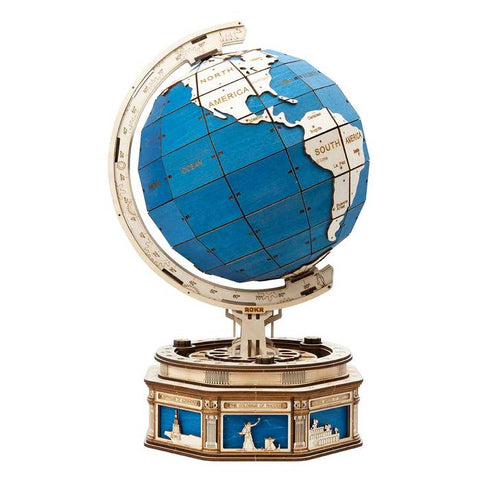 The Globe Huge 3D Wooden Model