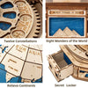 The Globe Huge 3D Wooden Model