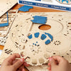 The Globe Huge 3D Wooden Model